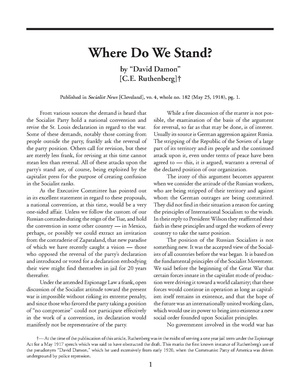 Where Do We Stand?.pdf